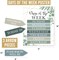 Classroom Calendar Set Bulletin Board Decorations – Greenery Themed Educational Wall Decor, Preschool & Elementary School Calendar Kit with Weather Chart, Days of the Week Poster, 98-Piece Teacher Must-Have for Classroom, Homeschool & Daycare